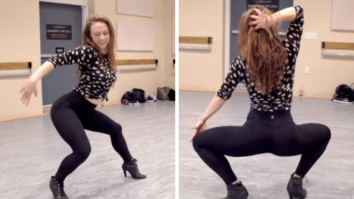 A Linguagem corporal incrivelmente sexy da dançarina é imperdível