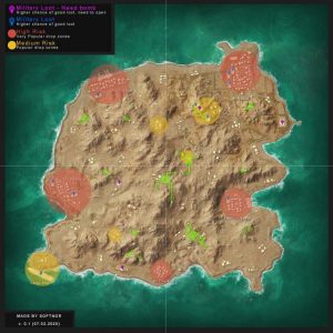 PUBG: Completo Loot / Mapa de Cavernas
