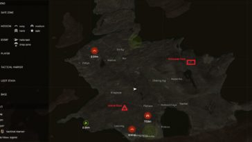 Onde está o melhor saque em Deadside - Mapa