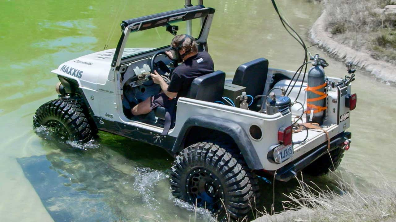 Pode Diesel Jeep debaixo d'água?