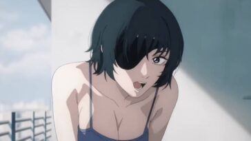 Cosplay de Himeno atrevido do anime Chainsaw Man