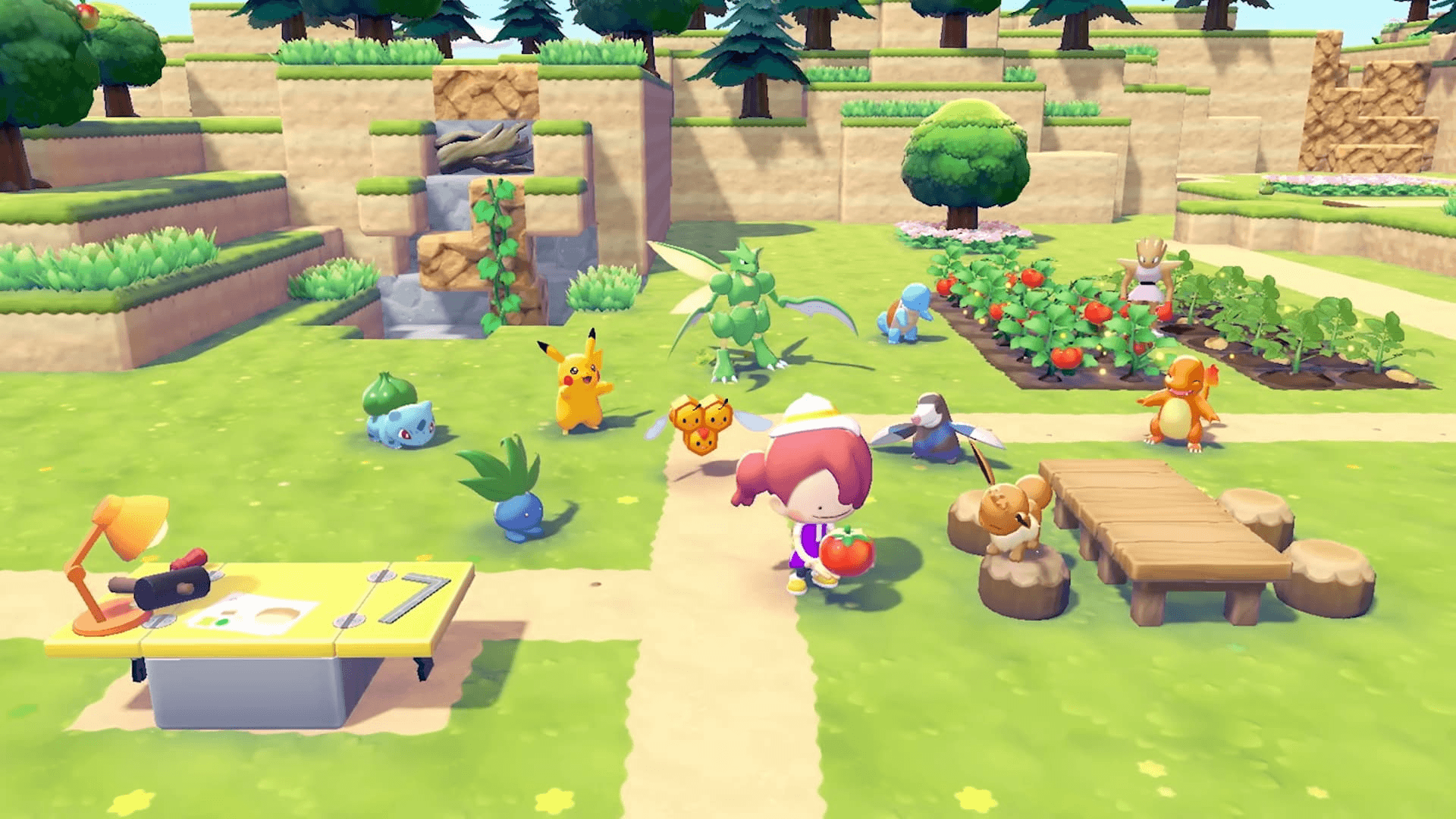 Pokémon em Pokémon Pokopia: temos que encontrar